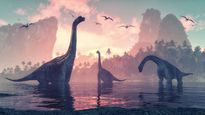 Dinosaurios en la Ciudad de México, según la IA.