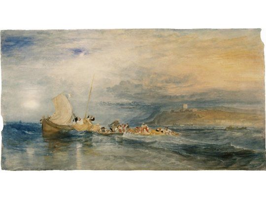 william turner. Una de las magníficas obras del maestro inglés que formará parte de la exposición que se inaugurará el 25 de septiembre en el Museo Nacional de Bellas Artes.