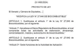 El proyecto de ley busca consolidar cadenas de valor de alto impacto socioeconómico en las regiones del norte y centro del país, donde el bioetanol y el biodiesel son pilares del empleo y la industria. 