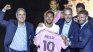Messi was presented at Inter Miami Messi was presented at Inter Miami