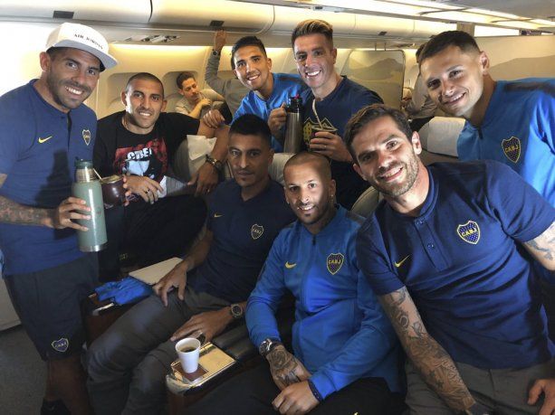 Boca ya está en España para jugar la Superfinal.