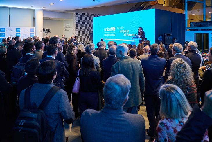 UNICEF presentó su nuevo Programa de Trabajo para los próximos cinco años en Argentina en un evento realizado en el Museo de Arte Latinoamericano de Buenos Aires (MALBA). UNICEF presentó su nuevo Programa de Trabajo para los próximos cinco años en Argentina en un evento realizado en el Museo de Arte Latinoamericano de Buenos Aires (MALBA).