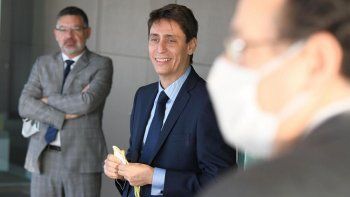Durante la presentaci&oacute;n de la nueva estructura de Downstream de YPF, el CEO Sergio Affronti estuvo acompa&ntilde;ado por Mauricio Martin, vicepresidente de Downstream, y Jos&eacute; Manuel Aggio, vicepresidente de Recursos Humanos.