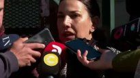 Silvina Carreira declaró ante los medios en las afueras de Comodo Py.