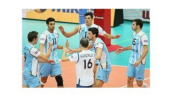 Argentina se repuso del primer set y superó a Cuba por un contundente 3-1.