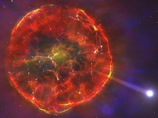La estrella&nbsp;SDSS J1240 + 6710 sobrevivió a una explosión termonuclear.