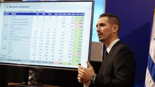 El gerente del Área de Estadística y Criminología Aplicada (AECA), Diego Sanjurjo, presentó los datos preliminares del informe de criminalidad. El gerente del Área de Estadística y Criminología Aplicada (AECA), Diego Sanjurjo, presentó los datos preliminares del informe de criminalidad.