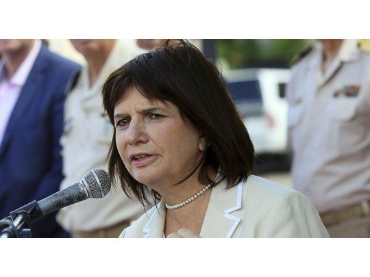 La ministra de Seguridad, Patricia Bullrich.