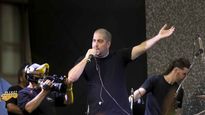 pato fontanet toco con su banda en un homenaje a las victimas de cromanon