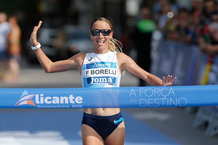Florencia Borelli made history by registering 1 hour, 9 minutes and 21 seconds. Florencia Borelli made history by registering 1 hour, 9 minutes and 21 seconds.