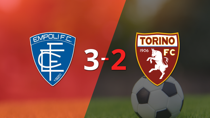 Empoli sacó el triunfo ante Torino a pesar del doblete de Duván Zapata