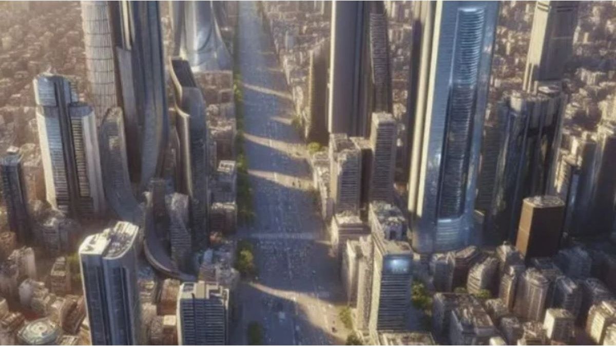 Artificial intelligence imagines the future of Buenos Aires