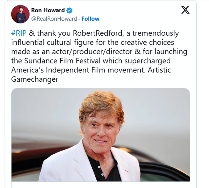 Robert Redford died: Thus Hollywood says goodbye to a cinema icon