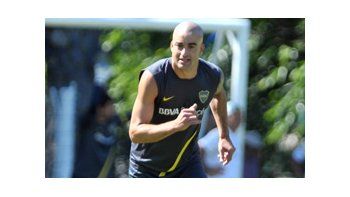 Santiago Silva entrenó en Casa Amarilla y será titular ante Zamora por la Copa Libertadores.