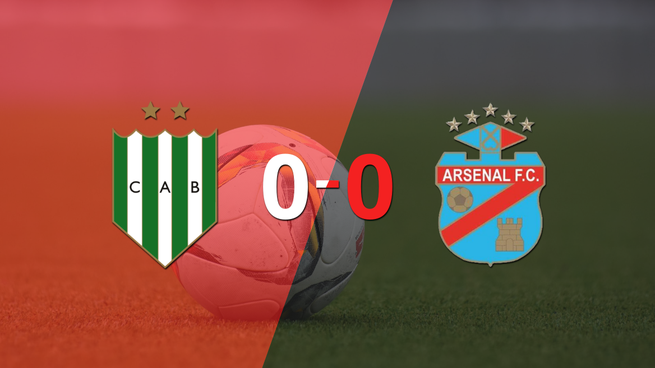 Banfield y Arsenal igualaron sin goles en el marcador