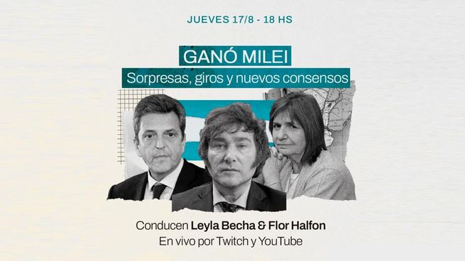 Este jueves a las 18 por YouTube y Twitch.&nbsp;