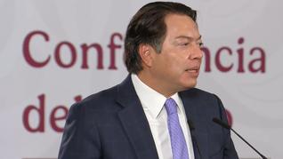 Mario Delgado, titular de la SEP, en la Mañanera del Pueblo. Mario Delgado, titular de la SEP, en la Mañanera del Pueblo.