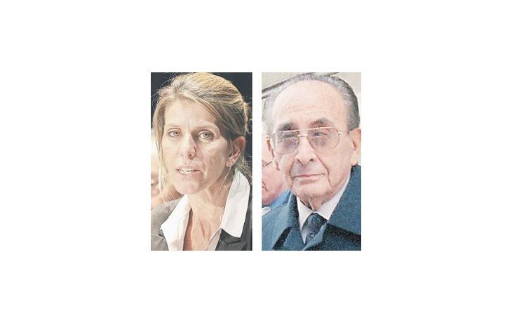 Sandra Arroyo Salgado y Carlos Fayt