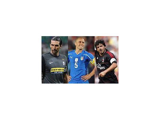 Buffon, Cannavaro y Gattuso están implicados en el escándalo de apuestas ilegales.