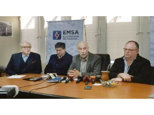presentación. Las oficinas de Electricidad de Misiones Sociedad Anónima (EMSA) fueron el escenario para oficializar el nuevo cuadro tarifario.