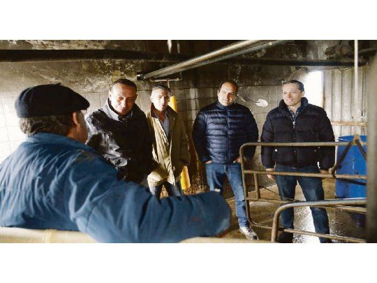 voto rural. El vice del PJ bonaerense, Fernando Gray mantuvo un encuentro con tamberos junto a Santiago Maggiotti (Navarro), y Gustavo Arrieta (Cañuelas). Buscan penetrar en el electorado de Cambiemos.