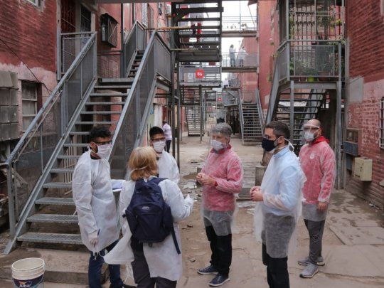 El Municipio de Morón realizó una nueva jornada de búsqueda activa de posibles casos de Coronavirus.