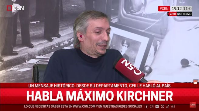Máximo Kirchner pidió a la población que vaya a votar en las próximas elecciones.