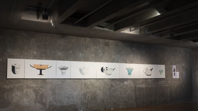 Una de las salas de la m uestra Celebración y naufragio en el MACBA.