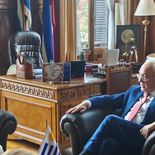 El canciller Mario Lubetkin le entregó el acuerdo Mercosur-EFTA a Carolina Cosse. El canciller Mario Lubetkin le entregó el acuerdo Mercosur-EFTA a Carolina Cosse.