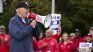 Joe Biden joined the automaker strike: Wall Street didn't build this country, the working middle class did. Joe Biden joined the automaker strike: Wall Street didn't build this country, the working middle class did.
