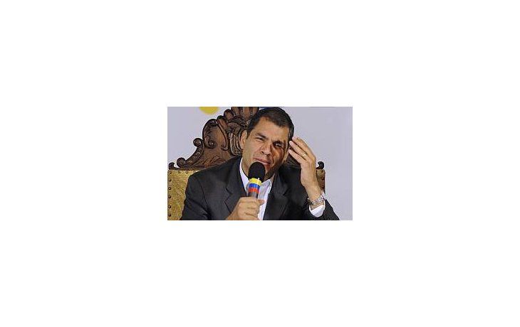 El presidente de Ecuador, Rafael Correa, que esta semana ha sido la más triste de todo su gobierno y de su vida, a causa de la rebelión de un grupo de policías.