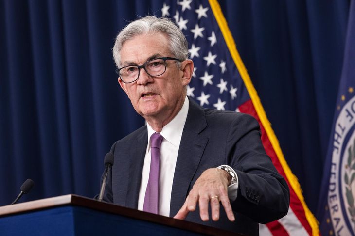 Jerome Powell, presidente de la Fed. Jerome Powell, presidente de la Fed.