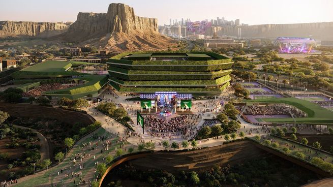 Arabia Saudita levanta un Centro Nacional de Tenis para albergar torneos de la ATP y la WTA con una inversión de u$s40.000 millones.