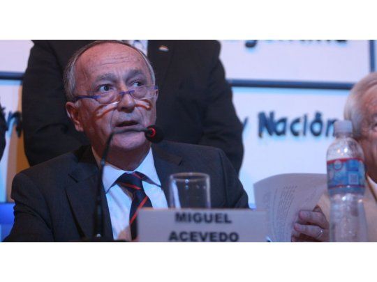 Miguel Acevedo vuelve a conducir la UIA luego de 6 años. (Foto de Ignacio Petunchi)