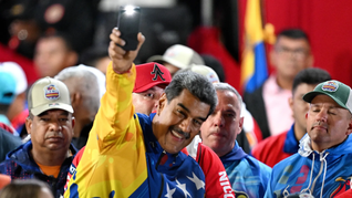 El presidente Nicolás Maduro obtuvo un tercer mandato, según la CNE.