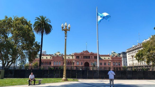 Javier Milei monitoreó el operativo de seguridad desde Casa Rosada.