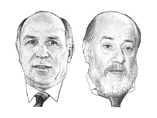 Ricardo Lorenzetti y Claudio Bonadio