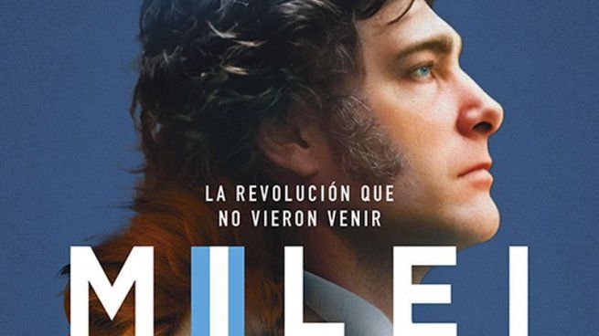 La tapa del libro sobre Milei.