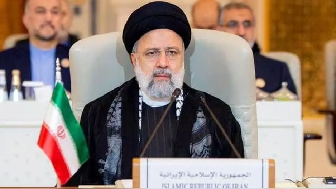 Ebrahim Raisi, presidente de Irán, en la comisión de la ONU.
