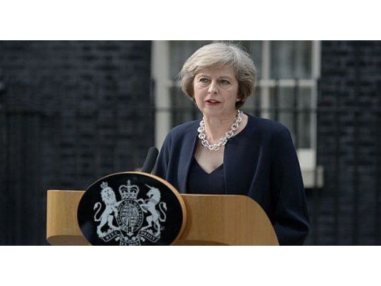 La primera ministra británica, Theresa May.