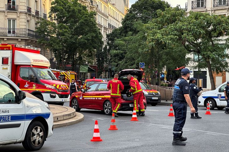 At least four fire trucks were dispatched to the area around the Le Ramus restaurant. At least four fire trucks were dispatched to the area around the Le Ramus restaurant.