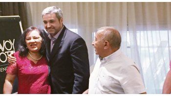 ámbito.com | Cercano. Mario Abdo cortejó en Buenos Aires a la militancia colorada.