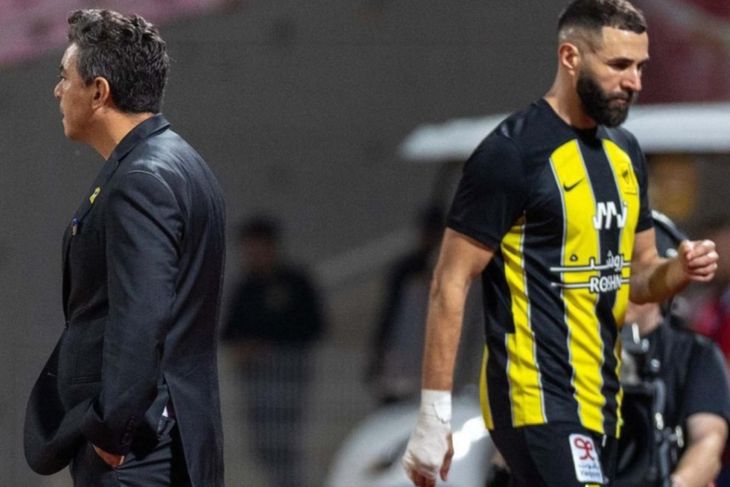 The poor relationship with Frenchman Karim Benzema triggered Marcelo Gallardo's departure from Al Ittihad.