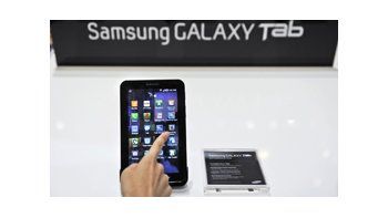 Samsung mostró su arma para combatir al iPad
