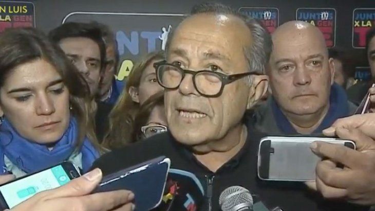 Adolfo Rodríguez Saá salió a hablar con la prensa y admitió la derrota de este domingo.
