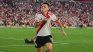 Diablito Echeverri celebrates a goal with River. Diablito Echeverri celebrates a goal with River.