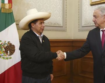 Los presidentes mexicano, Andrés Manel López Obrador, y peruano, Pedro Castillo.