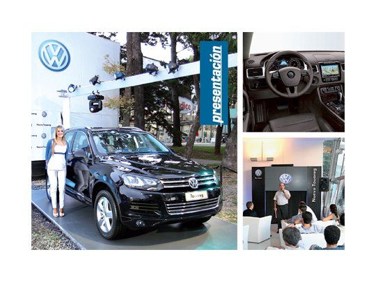 José Demarco, vicepresidente de Marketing y Ventas de VW, estimó que venderán 150 unidades del nuevo Touareg que se presentó en el stand de la marca en Pinamar.