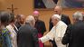Martín Guzmán greeted Pope Francis who welcomed the participants of the conference on the debt crisis. Martín Guzmán greeted Pope Francis who welcomed the participants of the conference on the debt crisis.
