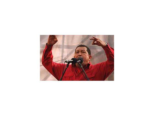 Hugo Chávez.